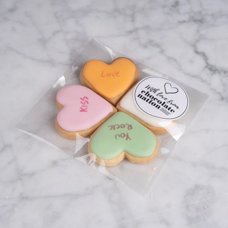Artisanaal assortiment koekjes Valentijn