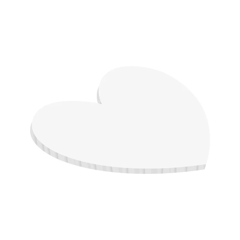 Simply Making | Matt Masonite Board Hart wit 25cm