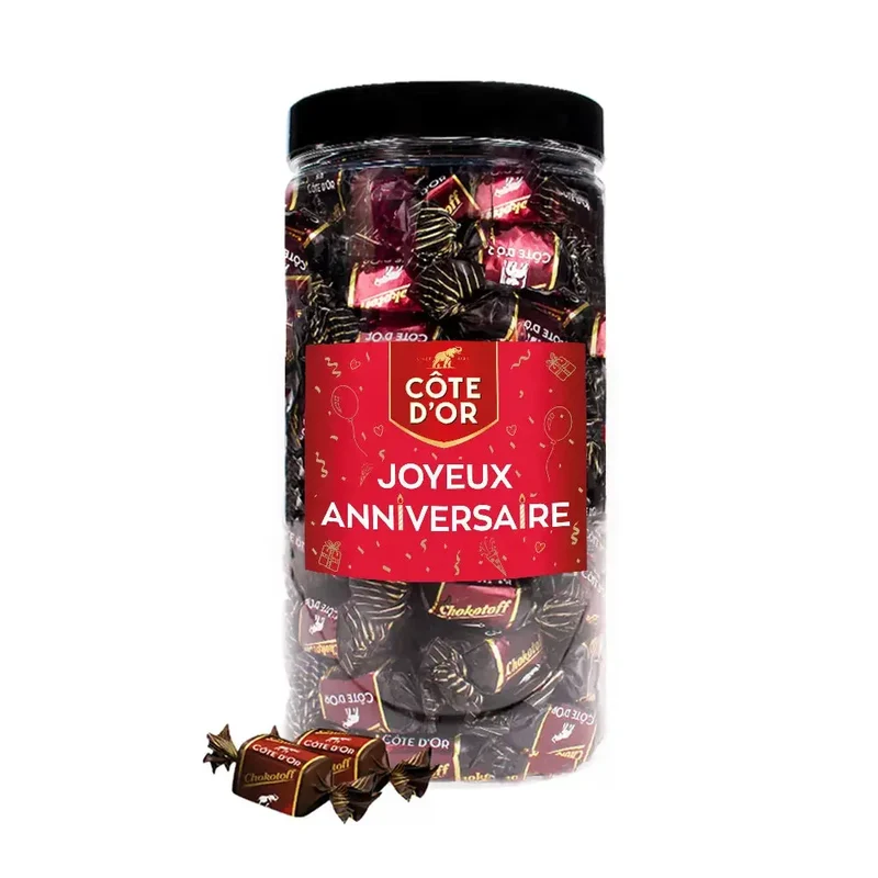 Côte d'Or Chokotoff "Joyeux Anniversaire!" - verjaardagscadeau - 800g