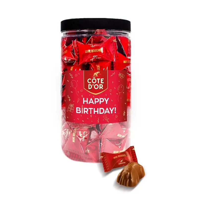 Côte d’Or Mini Bouchée "Happy Birthday!" - chocolade verjaardagscadeau - 500g