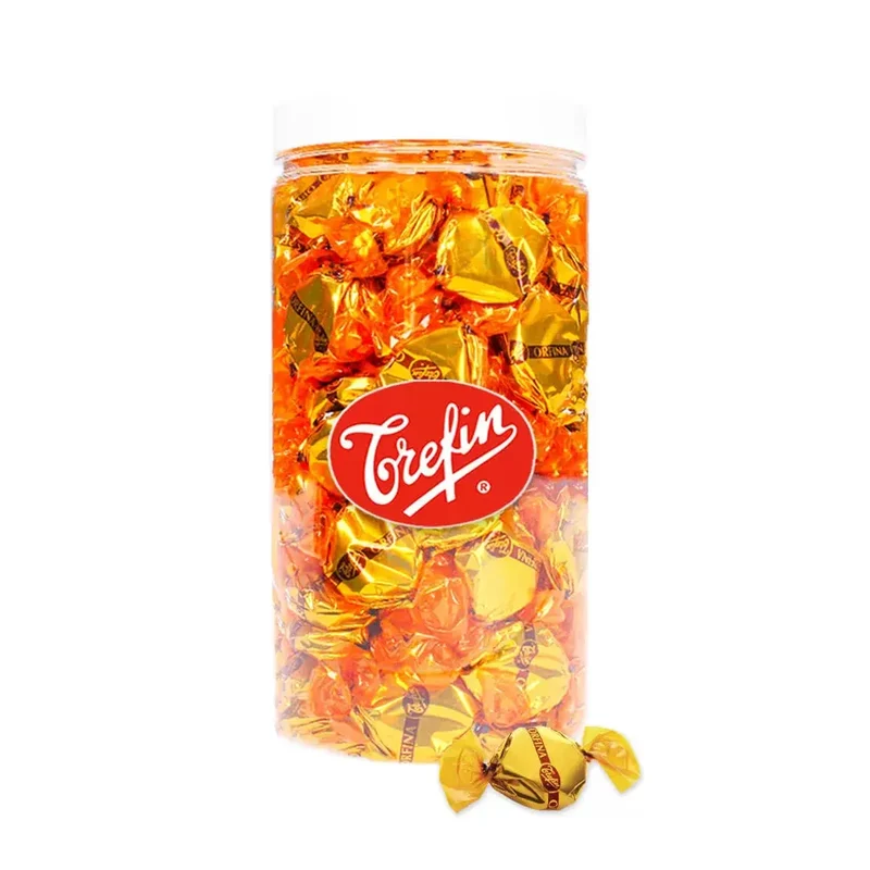 Trefin Orfina toffees - nostalgisch snoep - herbruikbare bokaal - 700g