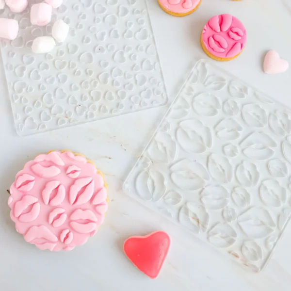 Fondantstempel Mondjes patroon