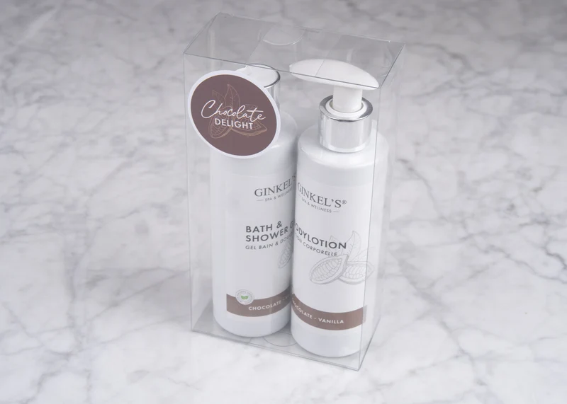 Giftset showergel & bodylotion Chocolate Vanilla 2 x 200 ml