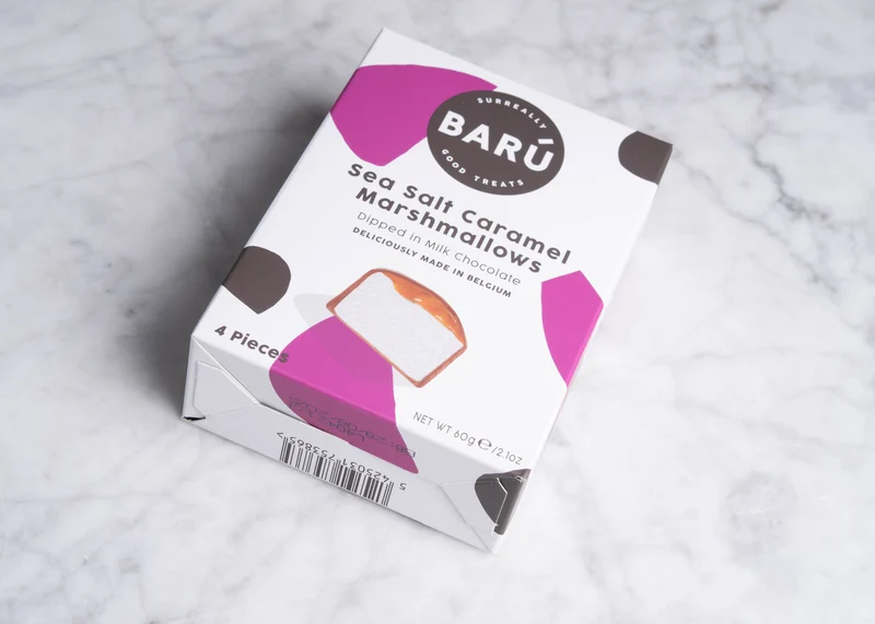 Marshmallow milk chocolate sea salt caramel box