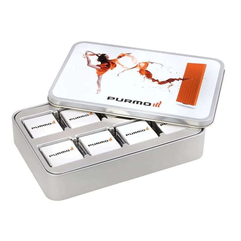 Chocoladegiftbox met 32 mini-tabletjes