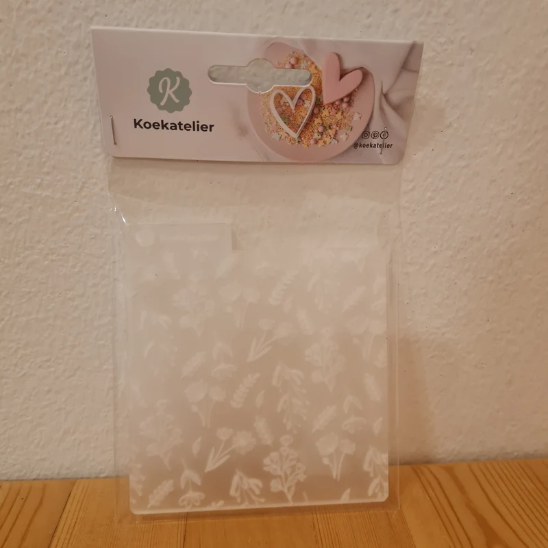 Fondantstempel Droogbloemen patroon