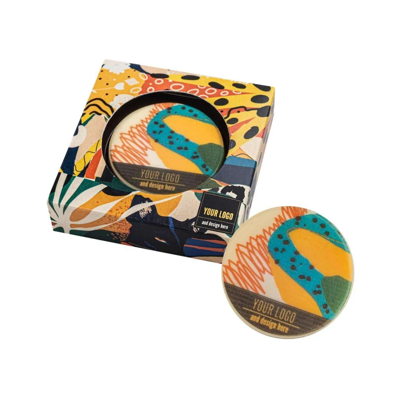 Choco Circle Print – Jouw Ronde Smaakvolle Mini-Statement