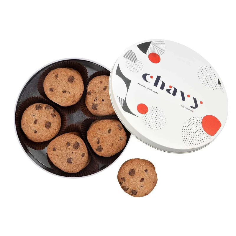 Chocolate Chip Cookies in Luxe Blik
