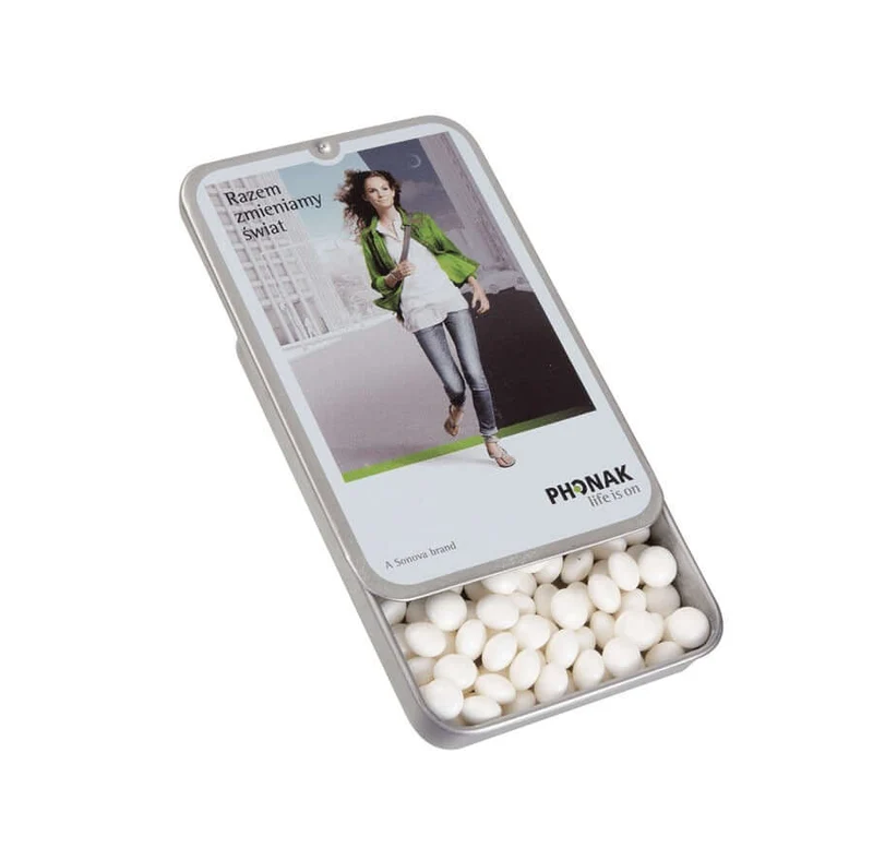Slide Box Tin – Stijlvolle Suikerwerkdoos voor Elke Campagne