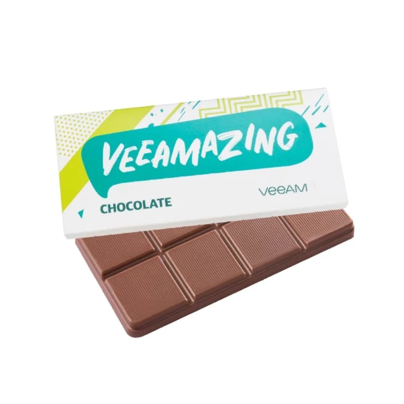 Chocoladereep in gepersonaliseerde envelop