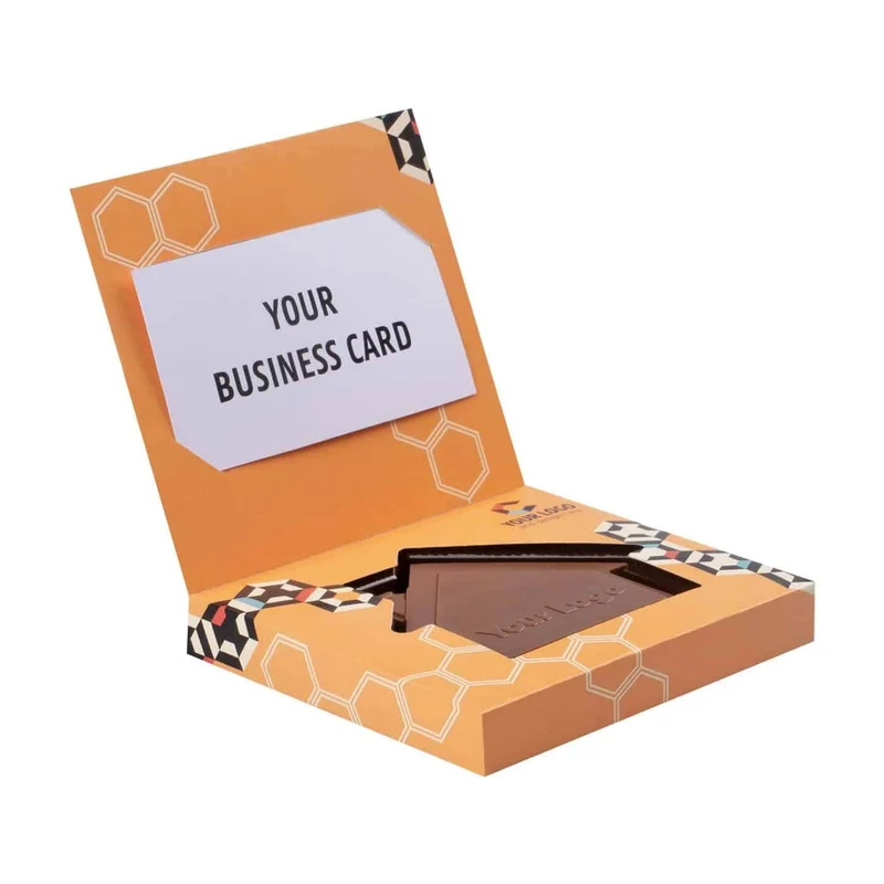 Choco4Mat mini huisje met visitekaartvak