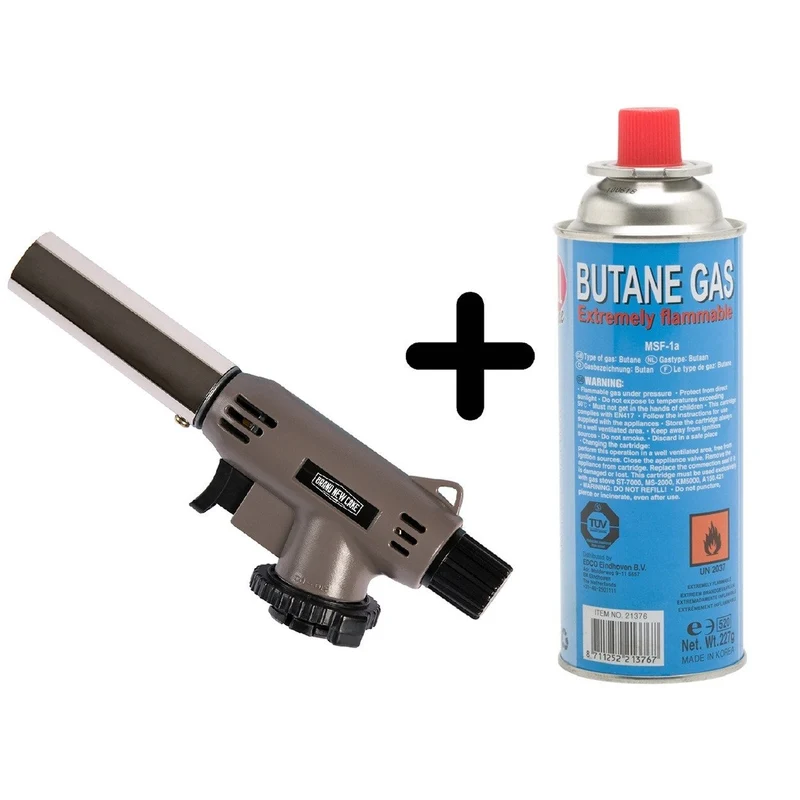 BNC | Crème Brulée brander met gasfles