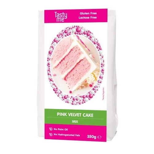 Pink Velvet Cake Mix Glutenvrij / Lactosevrij 350gr