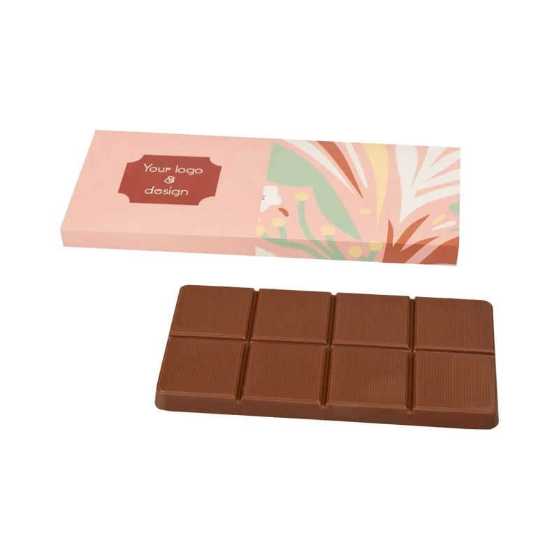 Gevulde Chocoladereep 70 g in Eigen Verpakking