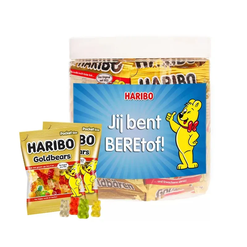 Haribo Goudberen "Jij bent BEREtof!" - 250g