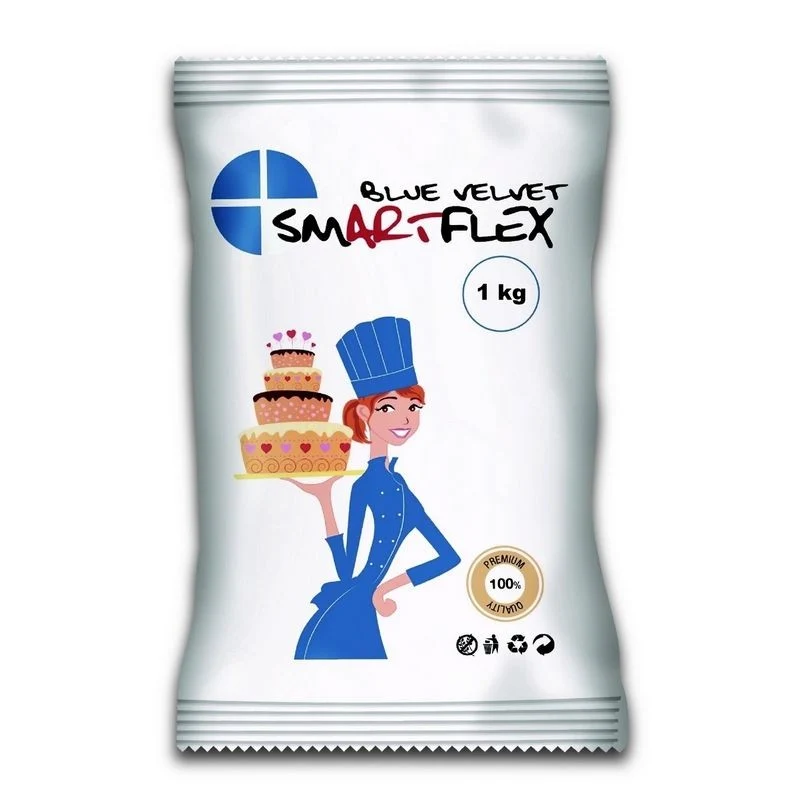 Smartflex Fondant Blauw Velvet 1kg