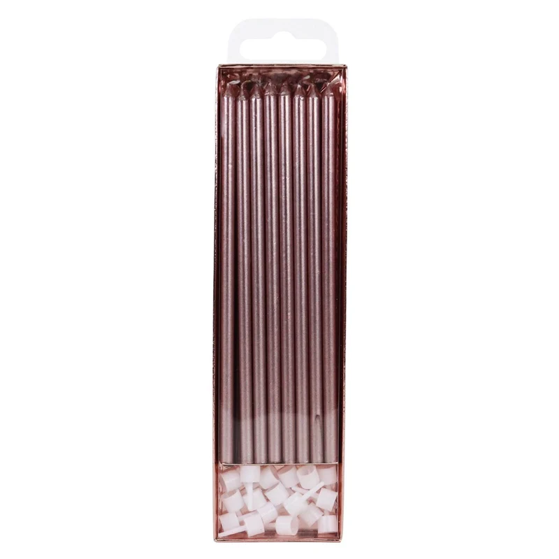 PME | Rose gold 16 tall candles