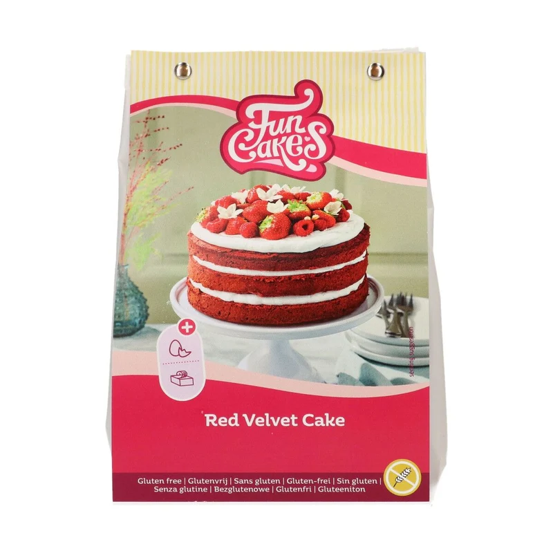 Funcakes | Mix voor Red Velvet Glutenvrij 400g