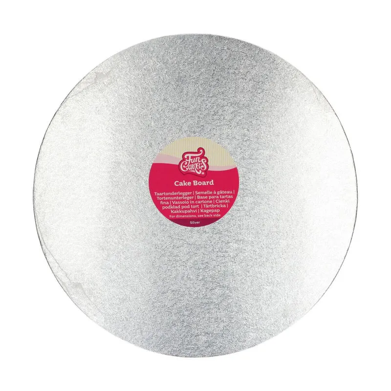 FunCakes Cake Board Rond Ø35 cm Zilver