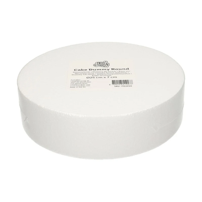 FunCakes Taart Dummy Rond Ø25 cm x 7 cm