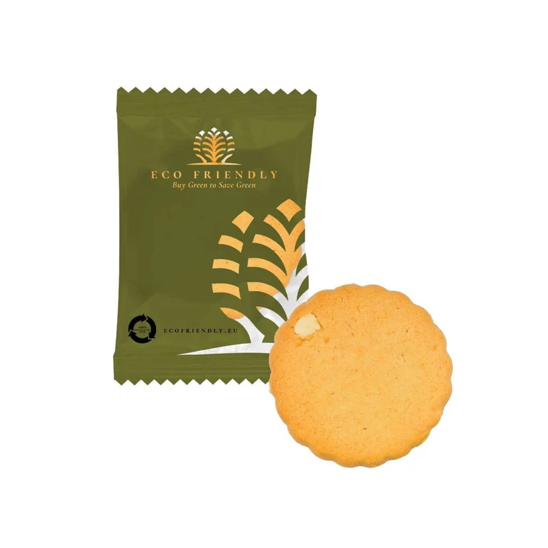 Vegan Almond Cookie – Plantaardige Traktatie in Jouw Eigen Verpakking