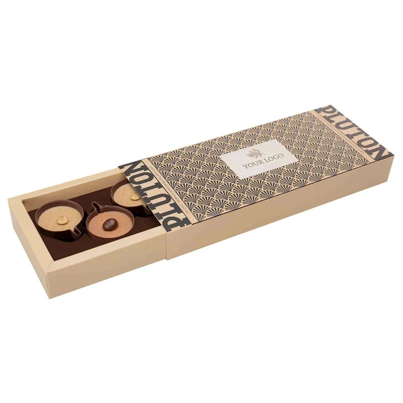Pralines Long Coffee Break with Pluton Coffee – Elegante Chocolade voor een Luxe Pauzemoment