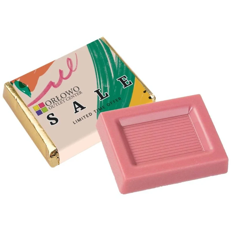 Mini Chocolaatje Napolitanka 7,5 g – Elegant en Perfect voor Branding
