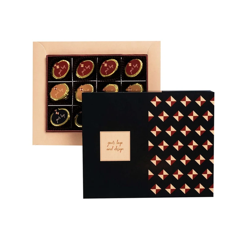 Ellipse Logo Maxi Pralines 12 pcs – Luxe Doos met 12 Ellipsvormige Pralines