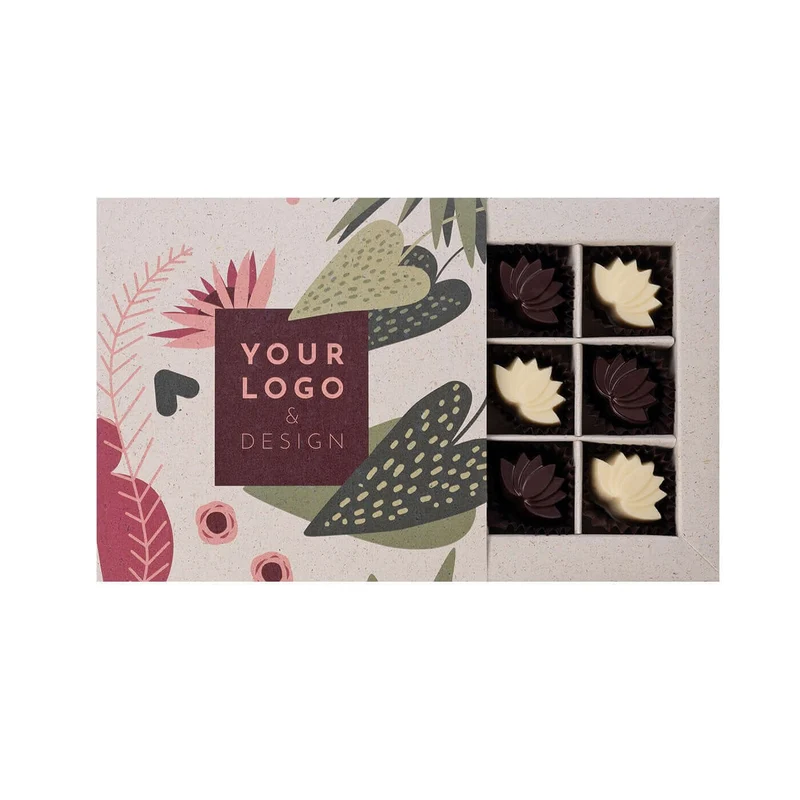 Pralines Harmony 9 pcs – Verfijnde Doos met 9 Lotuspralines