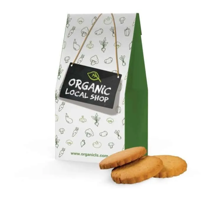 Advertising Cookies – Vegan Almond Cookies met Eigen Bedrukking