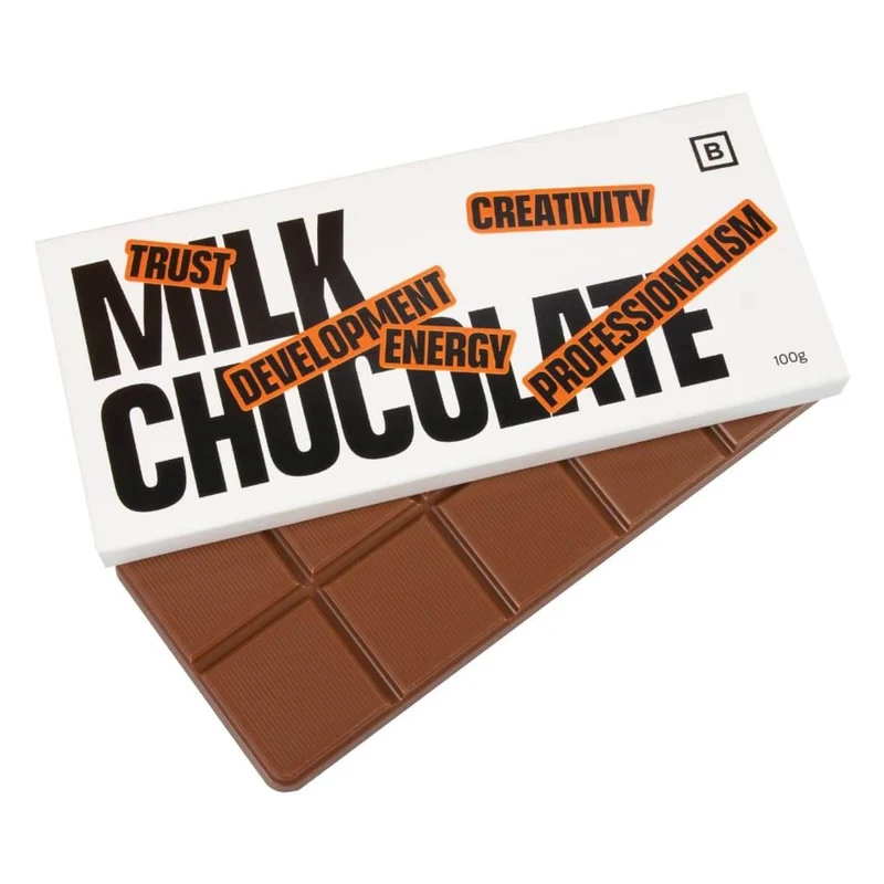 Een Luxe Chocoladereep met een Stijlvolle en Duurzame Omhulling