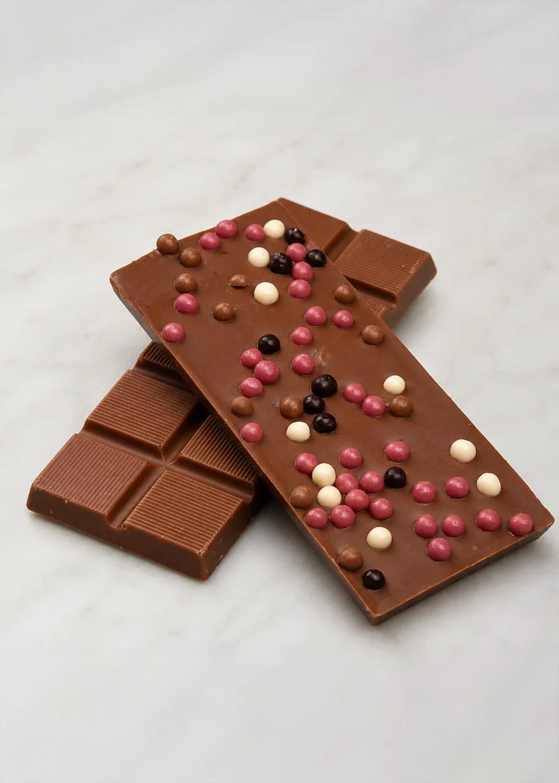Melkchocoladereep met crisp pearls 45 g