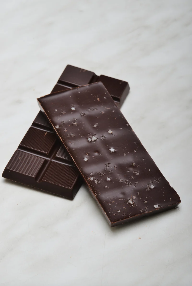Pure chocoladereep met zeezout 45 g