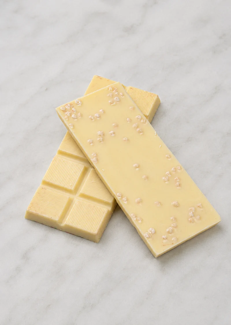 Witte chocoladereep met rijstpops 45 g