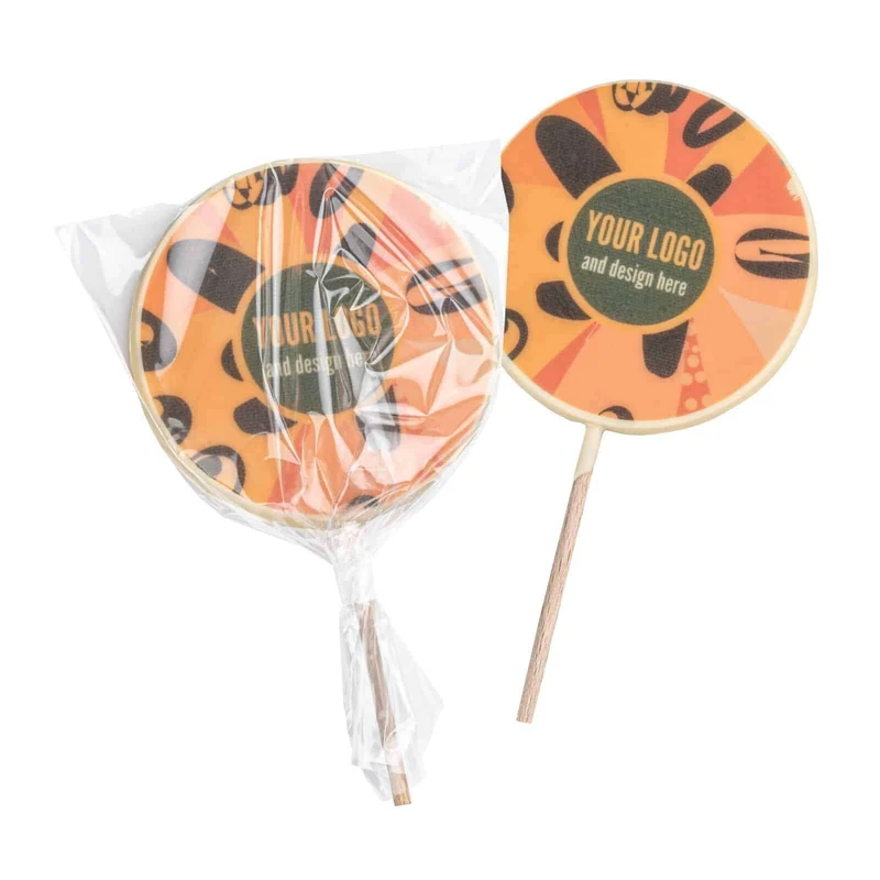 Chocoladelolly met print – Lolly lettertype 40 g
