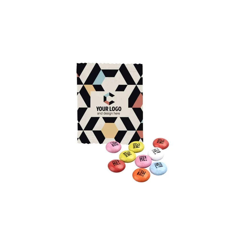 Chocolate Lentils Brand Me! Sweet Bag – Compact, Lekker & Super-Brandbaar