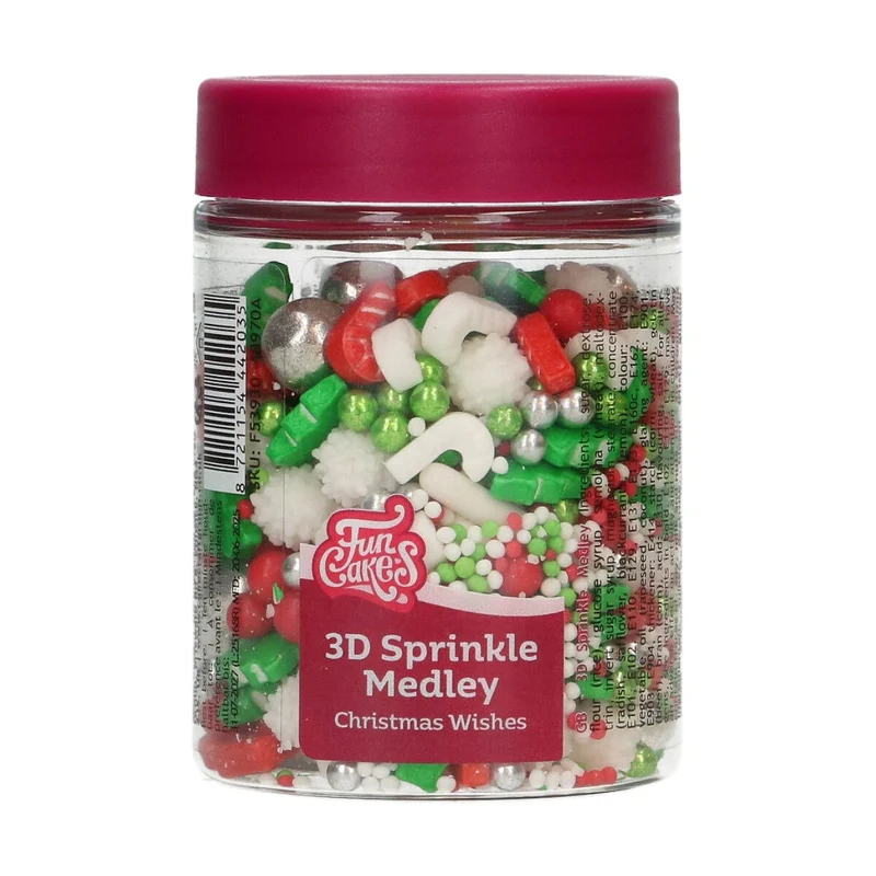 FunCakes | 3D Sprinkles Christmas Wishes