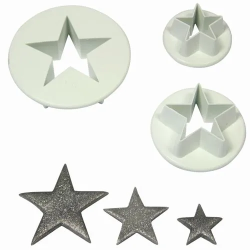 PME Star Cutter Set 3 stuks