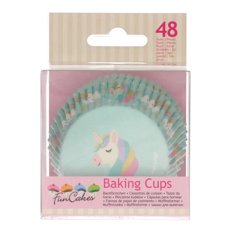 FunCakes | Baking cups Unicorn (normaal) (set/48)