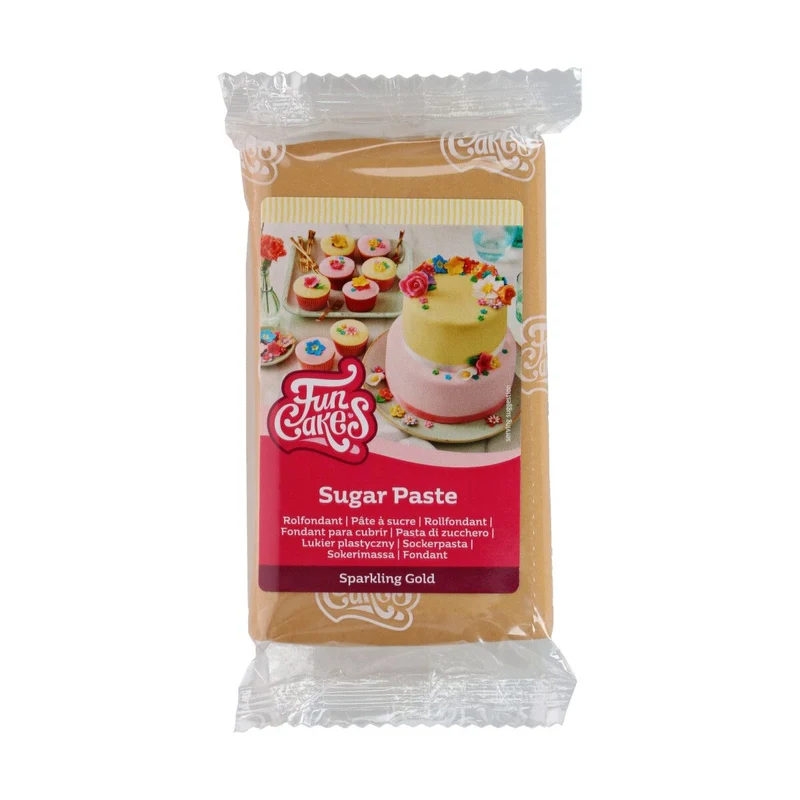 FunCakes | Fondant Sparkling Gold
