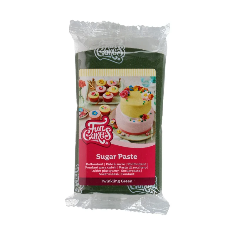FunCakes | Fondant Twinkling Green