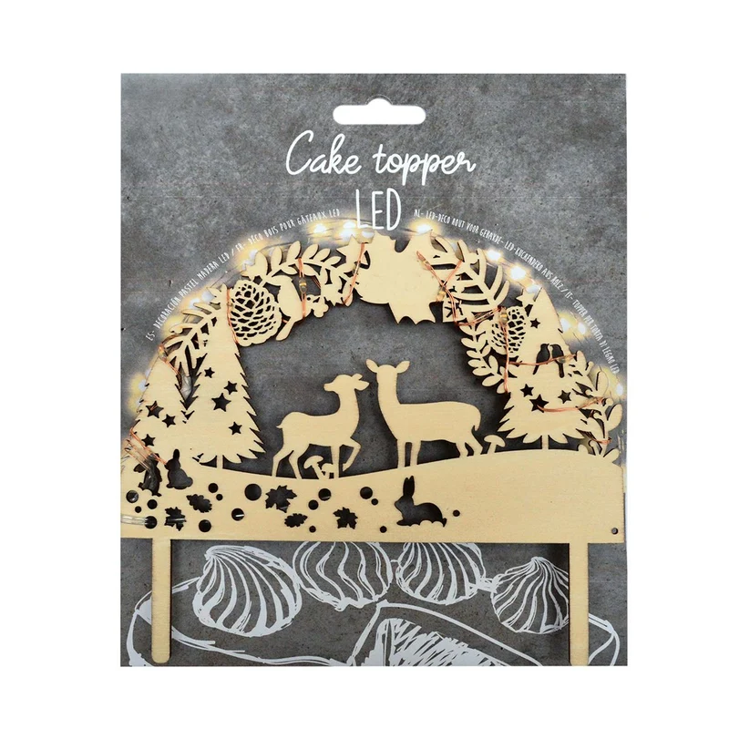 Scrapcooking | Caketopper woodland