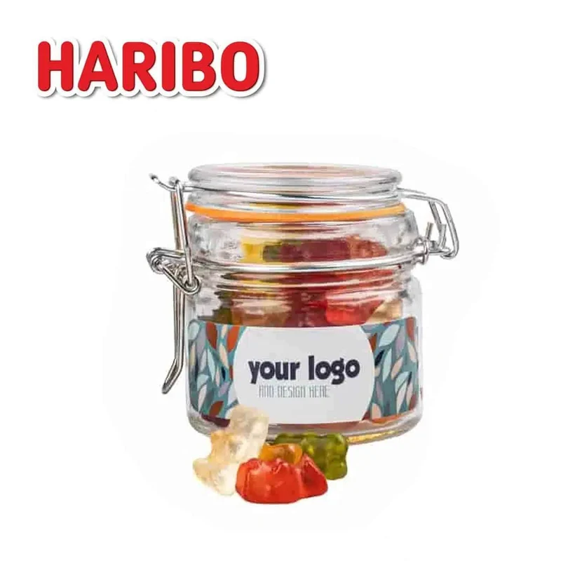 Jelly Jar – Luxe Glazen Snoeppot met Jellies (70 g)