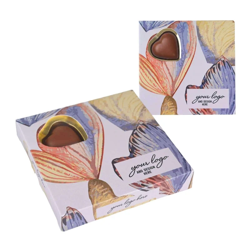Heart Box – 4 Chocolade Harten (48 g)
