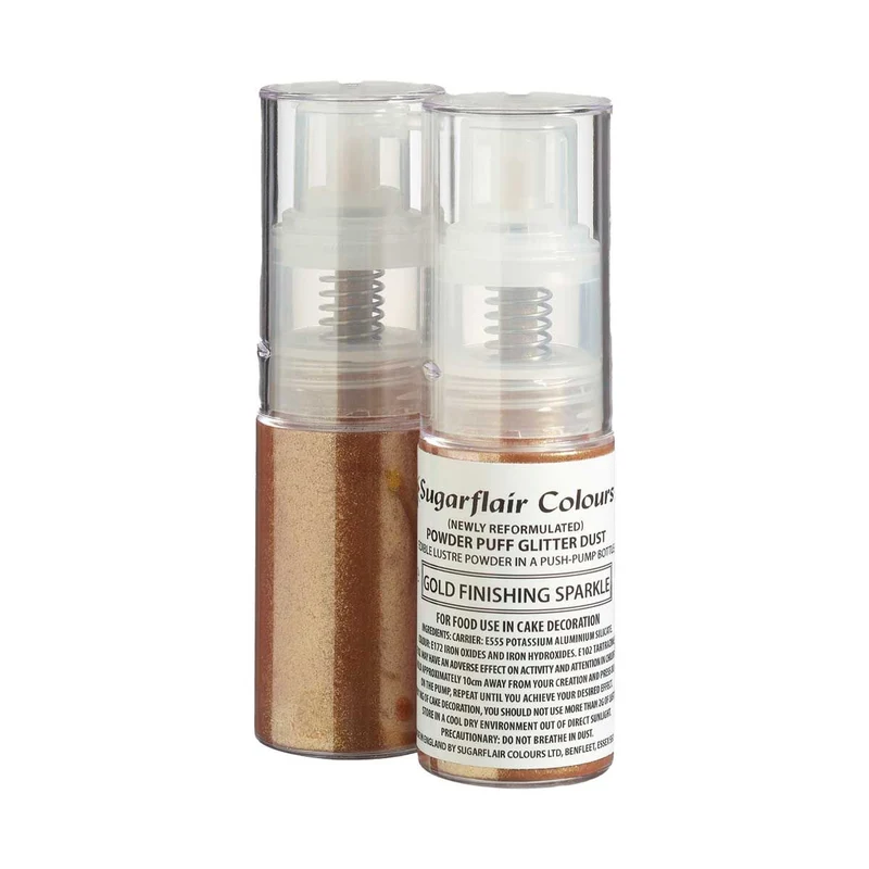 SugarFlair | Pump Glitter Spray Gold Finishing