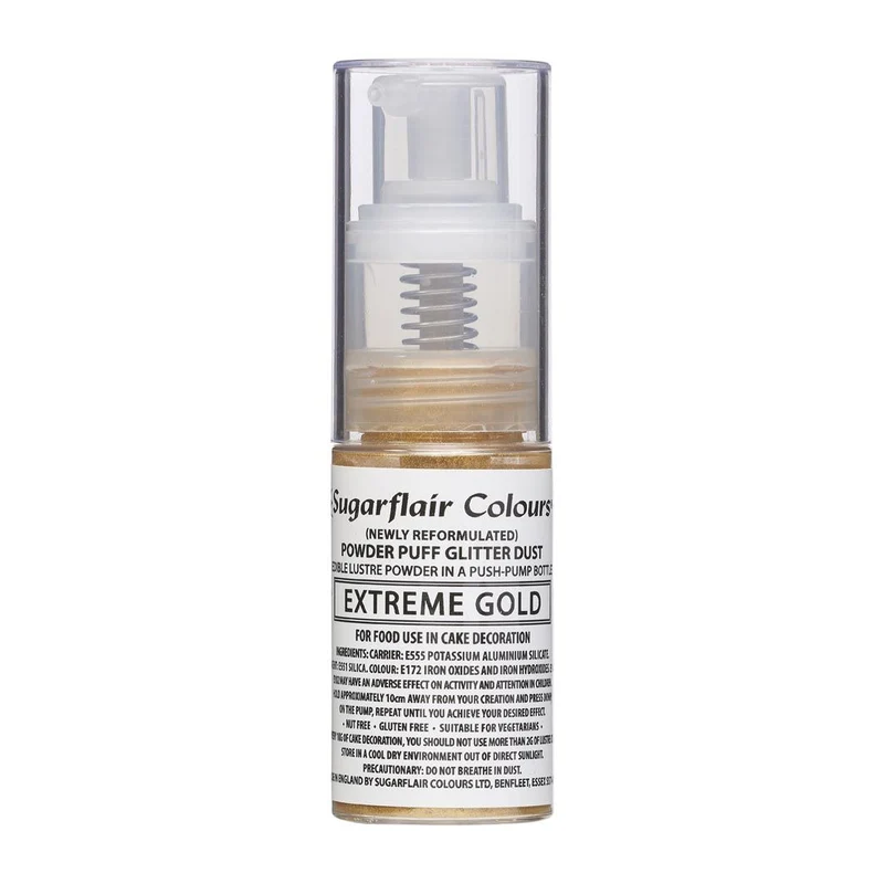 SugarFlair | Pump Glitter Spray Extreme Gold