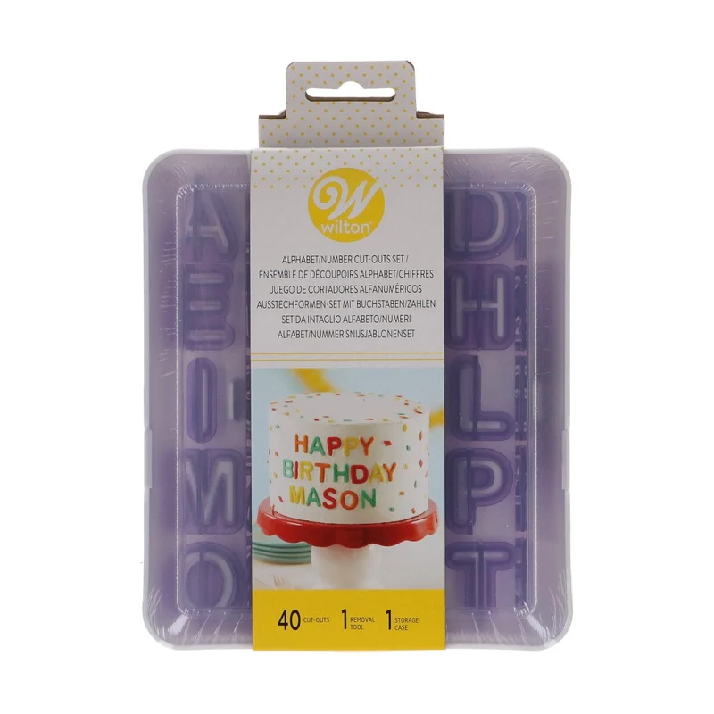 Wilton | Cut Outs Alphabet & Numbers