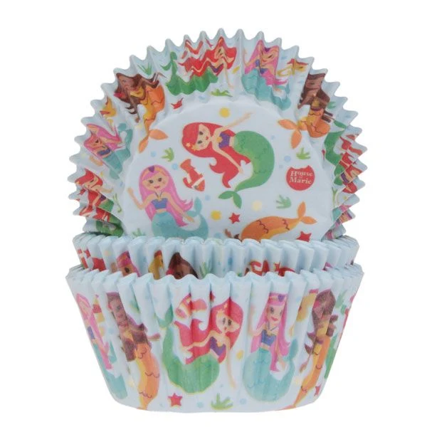 HoM | Baking cups Mermaids(set/50) (normaal)