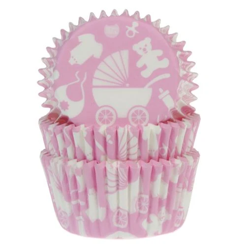 HoM | Baking cups Newborn Pink (set/50) (normaal)