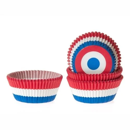 HoM | Baking cups Nederland / rood wit blauw